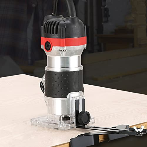 Défonceuse électrique 800 W pour bois, lamineuse, routeur, fraiseuse à bordure, fraiseuse à main, coupe-bordure, coupe-bordure, multifonction 30 000 tr/min