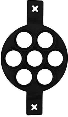 Restokki Spiegeleierformen Pfannkuchenform, Spiegeleipfanne, Pancake Pfanne, Antihaftbeschichtet, Eier, Pfannkuchenherstellungsform Mit Griffen, Silikonformen, DIY Backwerkzeuge
