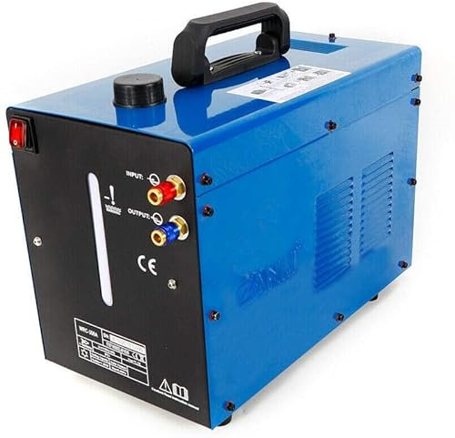 Wasserkühlung, 370W 10L Schweißgerät, Schweißgerät, Schweißsystem, Wassertank, mit Wasserschlauch (Blau)