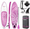 FBSPORT Tavola da SUP Gonfiabile SUP, Stand Up Paddling Board, Stand Up Paddle Board Gonfiabile per Stand Up Paddling 15CM Spessore, Surf con Alluminio Regolabile SUP Paddle + Pompa(Flower Purple)