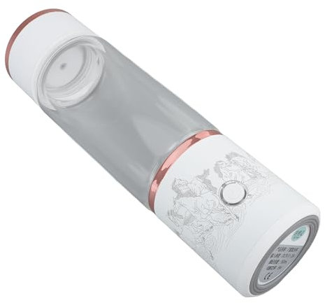 SIXRUN Wasserstoffgenerator-Wasserbecher, Wasserstoff-Wasserflasche 5000 Ppb Hochkonzentrierter Tragbarer Wasserstoffreicher Wasserglas-Generatorbecher für Heimreisen