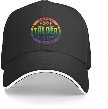 CWCMZDH Baseballmütze Baseballkappe Talder Defense Squad 03 Stolz Farben Baseball Kappe Streetwear Custom Hut Anime Für Frauen Männer