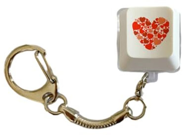 Lerpwige Fidgets Toy Keychain Mechanical Switches Key Chain Fingertip Button Stress Relief Key Caps Tester Accessories