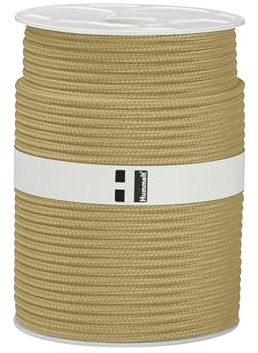 Hummelt Rope Flechtleine Polypropylenseil 6mm 50m beige auf Rolle