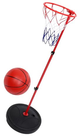 BESTonZON 1 Juego Baloncesto en la Piscina Diver Hinchable Toys jueguetes Canasta de Baloncesto Inflable Juguetes Deportivos Baloncesto Deportivo Mini de Baloncesto el plastico Rojo