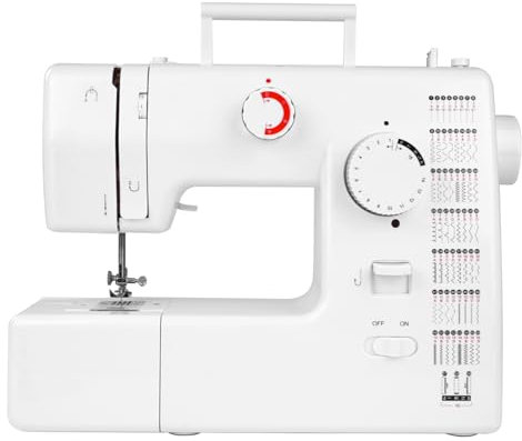 705 Nähmaschine mit 59 Stichprogramme, Multifunktionale Nähmaschine mit Fußpedal, ED-Licht für Profi Anfänger DIY Begeister Sewing Machine, Geschenkidee für Muttertag