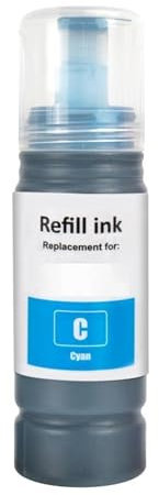 Eurotone Tinte 101 102 103 104, kompatibel für Epson 102 oder 104 Patronen, Nachfülltinte Cyan/Blau für EcoTank ET-2700 ET-2710 ET-2720 ET-2750 ET-3700 ET-3750 ET-4700 ET-4750 ET-15000