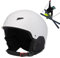 Snowboard-Helm, Snowboard-Helm | Stoßabsorbierender verstellbarer Snowboardhelm,Multifunktionaler Sicherheitshut Tragbarer Schutzhut mit Brillenclip für Herren Damen bei kaltem Wetter