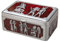 ASHSDI Schmuckaufbewahrung Silber Vintage Rechteck Schmuckkästchen Schmuckschatulle Ringe Ohrringe Schatz Schmuck Organizer Box. Schmuckschatulle Schmuckschrank