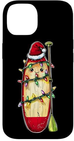 iPhone 14 Cute Kawaii SUP Stand Up Paddling Christmas Hat Xmas Case