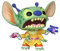 Funko POP! Figura de vinilo de Disney Stitch, diseño exclusivo de arte conceptual, 3.9 pulgadas