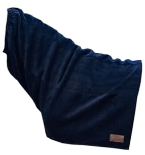 Kentucky - Heavy Fleece Horse Scarf Navy, Size cob