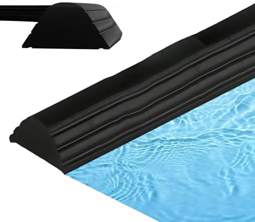 UICCVOKK Wet Room Floor Barrier, Shower Door Seal Strip, 1M Shower Water Barrier, Bath Dam Water Seal Strip, Floor Tray SealingStrip, Self-Adhesive Sealing Trim WaterBarrier for Kitchen Bathroom