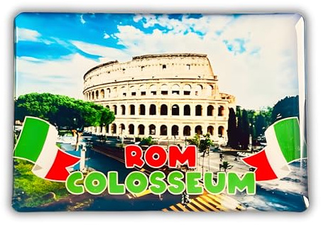 Rom, Italien, Rom Kolosseum Souvenir, Roma -Italia Kolosseum Kühlschrankmagnet, Reiseandenken aus Rom, Kolosseum Geschenke, Italien Souvenir