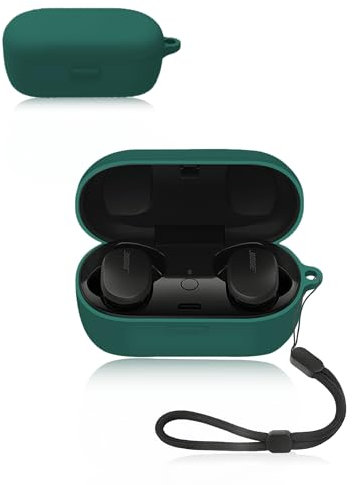 Schutzhülle für Bose QuietComfort kabellose Kopfhörer mit Geräuschunterdrückung, weiche Silikonhülle, wasserdicht, stoßfest und kratzfest, ideal für den täglichen Schutz, Grün