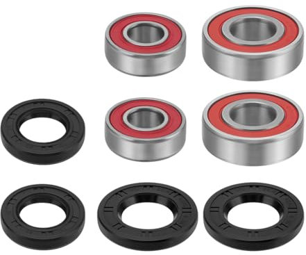 Mabutingti Kit cuscinetti e paraoli ruota anteriore (entrambi i lati) adatto per Polaris Outlaw 450 500 550 MXR IRS S 2007-2011 Predator 500 2003-2007