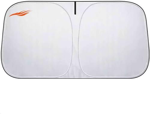 genérico Parasol Coche Delantero Compatible con Nissan Juke 2010-2025,Protector Solar Plegable Parasol Coche (Silver)