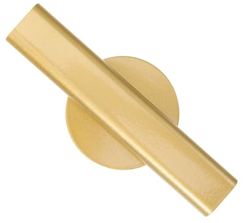 Homoyoyo Small Nordic Wall Mounted Flower Tube Vase for Dried Flowers in Chic Gold Decorative Planter for Home Floral Arrangement