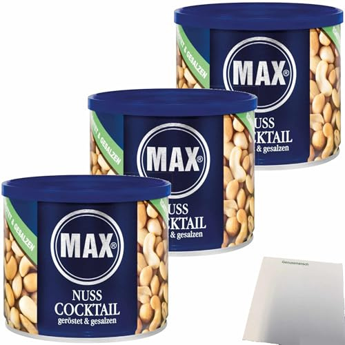 usy Bundle für Max MixNuts Geröstet und gesalzen 3er Pack (3x250g Dose) + usy Block