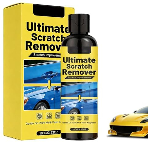 Car Scratch Remover, 2026 New Car Paint Scratch Repair with Sponge, Ultimate Scratch Remover Kit for Cars, Easy Operation Car Polish for Paint Restoration & Gloss Enhancement (1PCS)