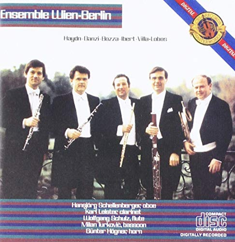 Haydn: Divertimento; Danzi: Quintet Op 51 No. 1; Bozza: Scherzo for wind instruments; Villa-Lobos: Quintet En forme de choros