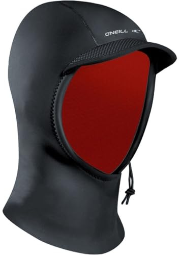 O’Neill Psycho 3mm Neoprene Wetsuit Hood, Black, Small