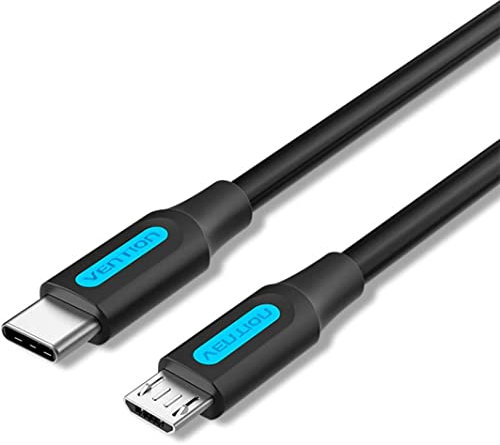 Cable usb 2.0 tipo-c vention covbf/ usb tipo-c macho - microusb macho/ 1m/