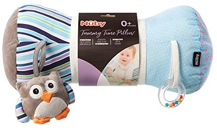 Nuby - Stimulierendes Babykissen - Spaßige Entwicklungsaktivitäten - 0+ Monate