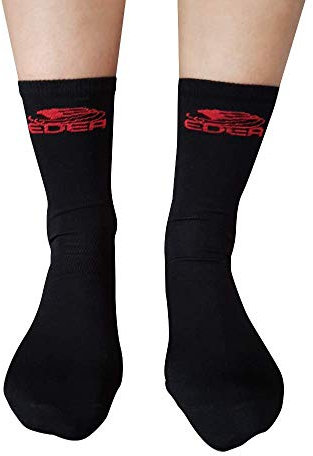 EDEA Skating Socks (Black, Medium (240-270))