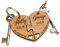 The Laser Engraving Company Personalised Jigsaw Heart Oak Keyring 'You Complete Me' Couple Key Chain Ring Gift, Perfect for Valentine's Day, Wedding, 5th Anniversary, Wood Wooden, Birthday, Christmas