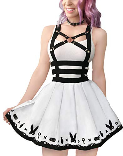 LittleForBig Overall Spielanzug-Bondage Bunny Overall Rock Schwarz L