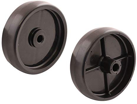 SECURA 2x Roue d'appui (plate) compatible avec MTD Smart RG 145 13HM76KG600 Tracteur de pelouse