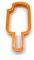 Icecream Cookie Cutter Fondant Cake Decorating (3 inches)