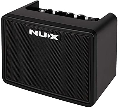 NUX Mighty Lite BT Mini amplificador portátil de guitarra de modelado con Bluetooth (todo negro)
