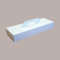 Lucgel Scatola Porta Strudel in Cartoncino Bianco Grafica Effetto Pelle 400x150H60mm - 10 pezzi -