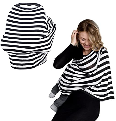 Funda para lactancia, Cubierta De La Lactancia Del Bebé, Mantas de Lactancia, Manta para bebés niños Ducha delantal mantón de la bufanda Protección