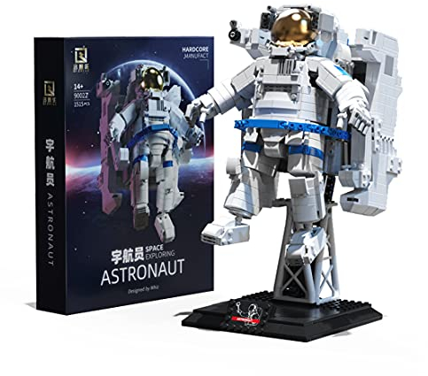 Bulokeliner Technik Astronaut Bausteine, 1515 Stück Modularer Astronaut MOC Kreative Spielzeug Klemmbausteine Kompatibel mit Lego