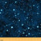 Galaxy Möbelstoff Meterware Weltraum Sternenhimmel Drinnen Draußen Stoff Meterware Universum Funkeln Sterne Dekorstoff für Polsterung und Heimwerker Nähprojekte 460 x 150 (HxB) Blau