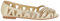 Dorothy Perkins Prim Peep Toe Ballet Pumps, 5, Gold
