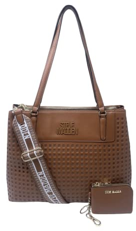 Steve Madden BFrieda wandelbare Tragetasche, Cognac, Einheitsgröße