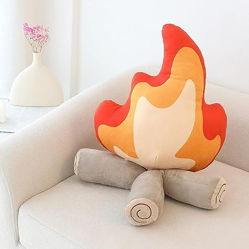 Divertido peluche de fogata, juguetes de peluche de llama de simulación, decoración de habitación de campamento al aire libre, adecuado para niños y niñas, Navidad, regalo sorpresa de cumpleaños