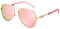 FEISEDY Retro 70er Sonnenbrille Polarisiert Damen Klassische Vintage Sonnenbrillen mit Metallrahmen UV400 Schutz B4147