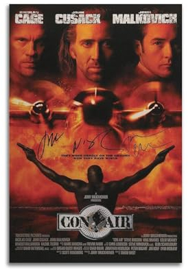 karn Con Air Poster, ästhetische Leinwand, Poster, Raumdekoration, Wandkunst, Poster, Druck, Dekoration, Poster, 30 x 45 cm, ungerahmt