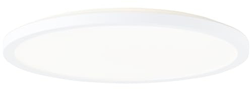 Brilliant dimmbares LED Panel - Deckenaufbau-Paneel mit Memoryfunktion - 29 cm Durchmesser - CCT Lichtfarbe: 3000K bis 6500K einstellbar über Fernbedienung - max. 2500lm - aus Kunststoff in Weiß