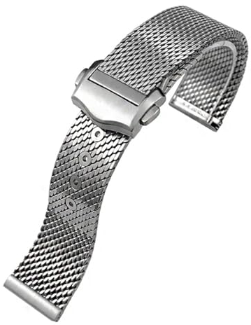 EZZON Uhrenarmband aus massivem Titanstahl, 20 mm, für Omega 007 Edition Seamaster Diver, 300 m, keine Zeit zum Sterben, 20 mm, Achat