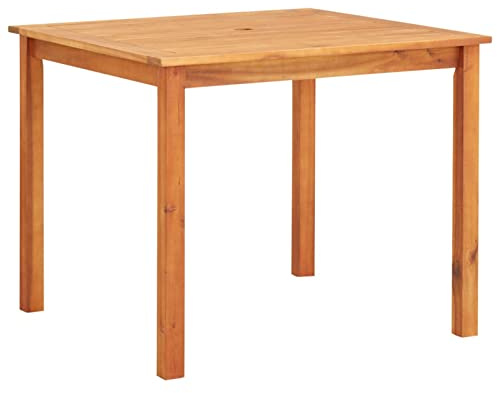 CIADAZ Gartentisch, Bartisch, Balkontisch, Balkonmöbel Kleiner Balkon, Balkon Tisch, Beistelltisch, 88x88x74 cm Akazie Massivholz