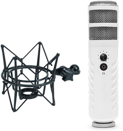 Rode Podcaster Microphone haut-parleur USB avec araignée Keepdrum MS090B Noir
