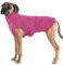 MHaustlie 3XL Hundewarmemantel, Wintermantel für große Hunderassen Hundejacke mit hohem Kragen Fleece-Mantel für Hunde im Schnee Hundewinterbekleidung für Labrador, Dobermann, Schäferhund (Rosa, 3XL)