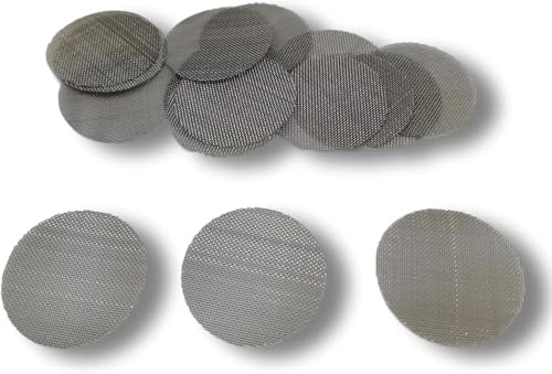 EKNA Stainless Steel Insert Sieves Pack of 100 Fine 30 mm Pipe Sieve Stainless Steel Sieve Pipe Sieve Stainless Steel Large (Pack of 100)