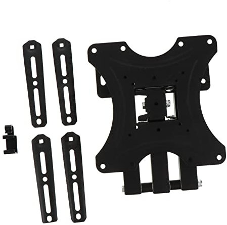 VOSAREA Lcd Screen Stand for Led Flat Panel Tv Wear-resistant Wall Hanging Bracket Adjustable Rotation Storage Rack for Living Bedroom Tv Mounting